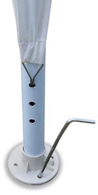 Cort pentru petrecere, alb, 3 x 6 m