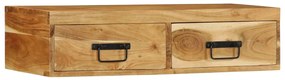 vidaXL Dulap TV montat pe perete 80x30x19 cm, lemn masiv reciclat
