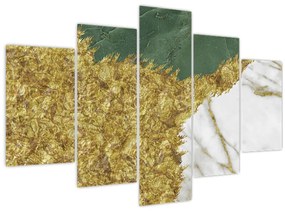 Tablou - Marmură verde N⁰2 (150x105 cm)