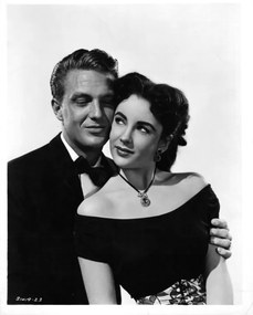 Fotografie Robert Stack And Elizabeth Taylor In, Archive Photos