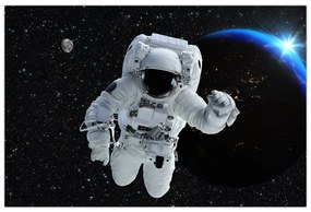 Tablou - Astronaut în Cosmos (90x60 cm)