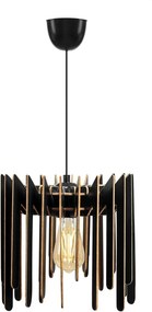 Lustra 152, negru, 30x30x65 cm