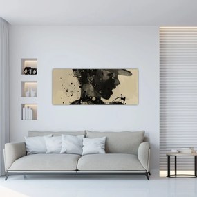 Tablou - Femeie de jazz (120x50 cm)