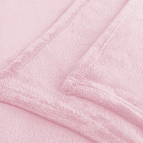 Pătură din microfibră DecoKing Mic, 220 x 240 cm, roz deschis