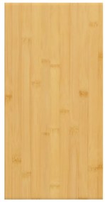 352728 vidaXL Raft de perete, 40x20x2,5 cm, bambus