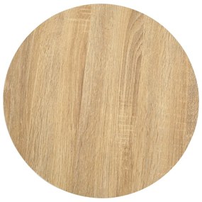 286414 vidaXL Masă de bistro, maro deschis, 40 cm, MDF