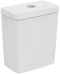 Rezervor WC Cube, alimentare de jos, Dual Flush, alb