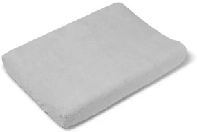 Husa de protectie Gri pentru salteaua de infasat ,   bumbac buclat, elastic pe contur, 80x50 cm, Bonjourbebe