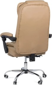 Scaun directorial cu suport de picioareOFF 418 crem
