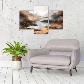 Tablou - Pictura peisajelor montane (90x60 cm)