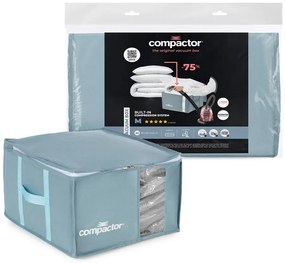 Cutie de depozitare pentru haine din plastic cu vacuum 42x40x25 cm Blue Edition – Compactor