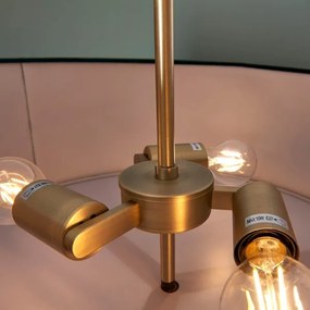 Lustră pe tijă Endon 95839 HAYFIELD 3xE27/40W/230V alamă/verde