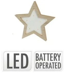 Decorațiune cu LED Star shape 10 LED, 15 x 15 x 2,5 cm