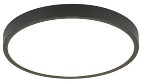 Mini Plafoniera LED design slim BULLY D-14cm negru