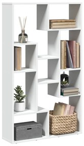 858156 vidaXL Bibliotecă, alb, 72x20x120 cm, lemn prelucrat