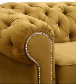 Coltar extensibil dreapta galben mustar Versace