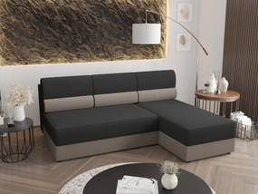 Colțar Radiant L1 (Negru + Gri) (D). 1057432