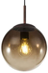 Lustra / Pendul modern 20cm VARUS maro/chihlimbar