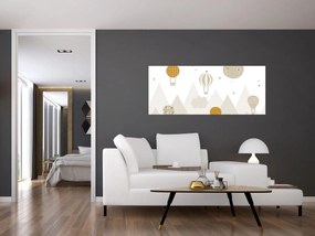 Tablou - Baloane zburătoare (120x50 cm)