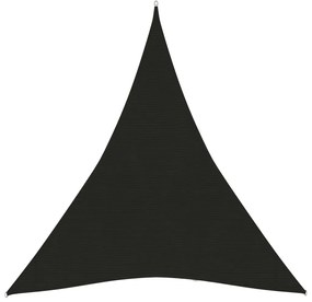 Panza parasolar, negru, 4x5x5 m, HDPE, 160 g m  ²
