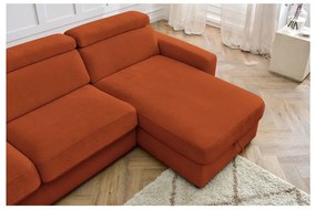 Colțar cărămiziu extensibil (cu colț variabil) Monaco – Bobochic Paris