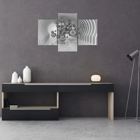 Tablou - Bule albe și negre (90x60 cm)