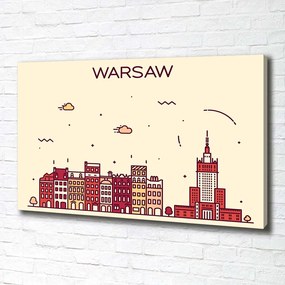 Tablou pe pânză Varșovia, polonia