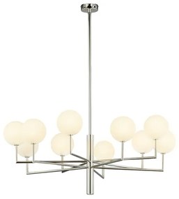Lustră pe tijă FEME 10xG9/40W/230V crom lucios Jupiter 1936