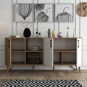 Dulap Essex (Stejar + Alb). 1073268