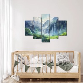 Tablou - Valea cascadelor (150x105 cm)