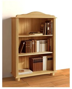 Bibliotecă în culoare naturală din lemn de pin 77x116 cm Ella – Støraa