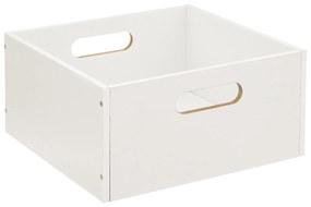 Cutie depozitare cu manere, efect lemn, 31 x 15 cm