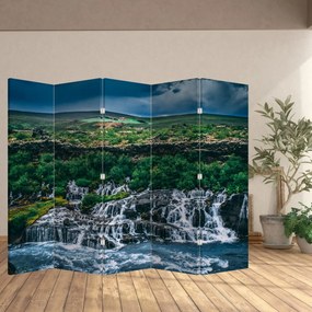 Paravan - Cascade în natură (210x170 cm)