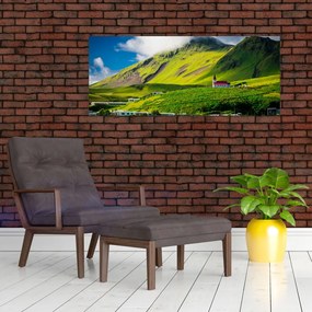 Tablou cu peisaj montan (120x50 cm)