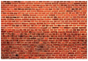 Fototapet autoadeziv perete de cărămidă portocalie