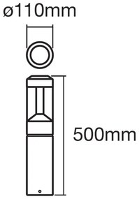 Lampă LED RGBW dimabilă de exterior SMART+ MODERN LED/12W/230V IP44 Ledvance BT