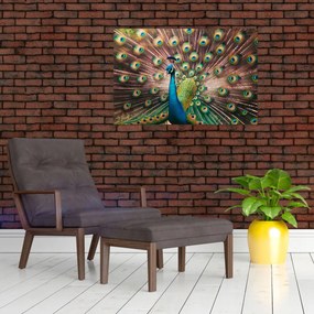 Tablou - Păun (90x60 cm)