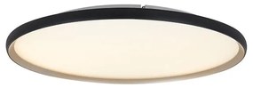 Plafoniera LED CCT, diametru 60cm, Negru-Auriu, ZB-25189