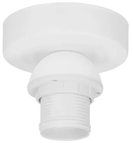 Plafonieră NATIA, 1xE27/60W/230V, Ø 45 cm, alb/maro