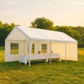 Cort universal pentru petreceri 6×4 m, PE 180 g/m², pereți l