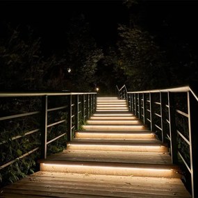 Banda LED solară reglabilă 1,2W 3,7V 4000K IP67, 5m