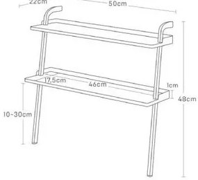 Pantofar pentru copii negru din metal Tower – YAMAZAKI