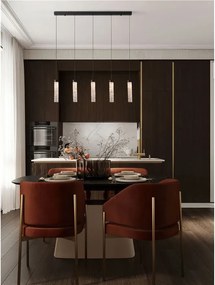 Lustra LED suspendata stil modern ZELON