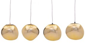 Lustra Perla Auriu 60x15x80 cm