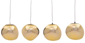 Lustra Perla Auriu 60x15x80 cm