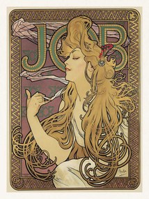 Reproducere Job, Cigarette Paper Advert, Alfons Mucha