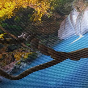 Tablou - Cascade din Asia (120x50 cm)