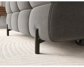 Colțar taupe extensibil/cu spațiu de depozitare cu tapițerie din catifea (cu colț pe partea stângă/cu șezlong) Felro – ELTAP