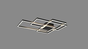 Lustra LED design modern geometric Erick negru