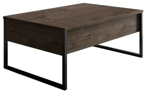 Măsuță de conferință Luxe Walnut and Black